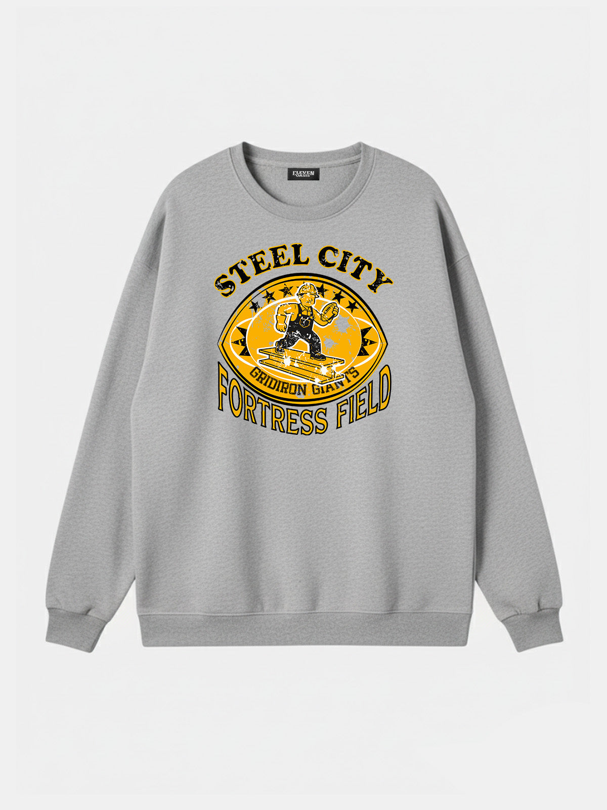 Steel City Fortress Field Football Sweatshirt Eleven Oasis