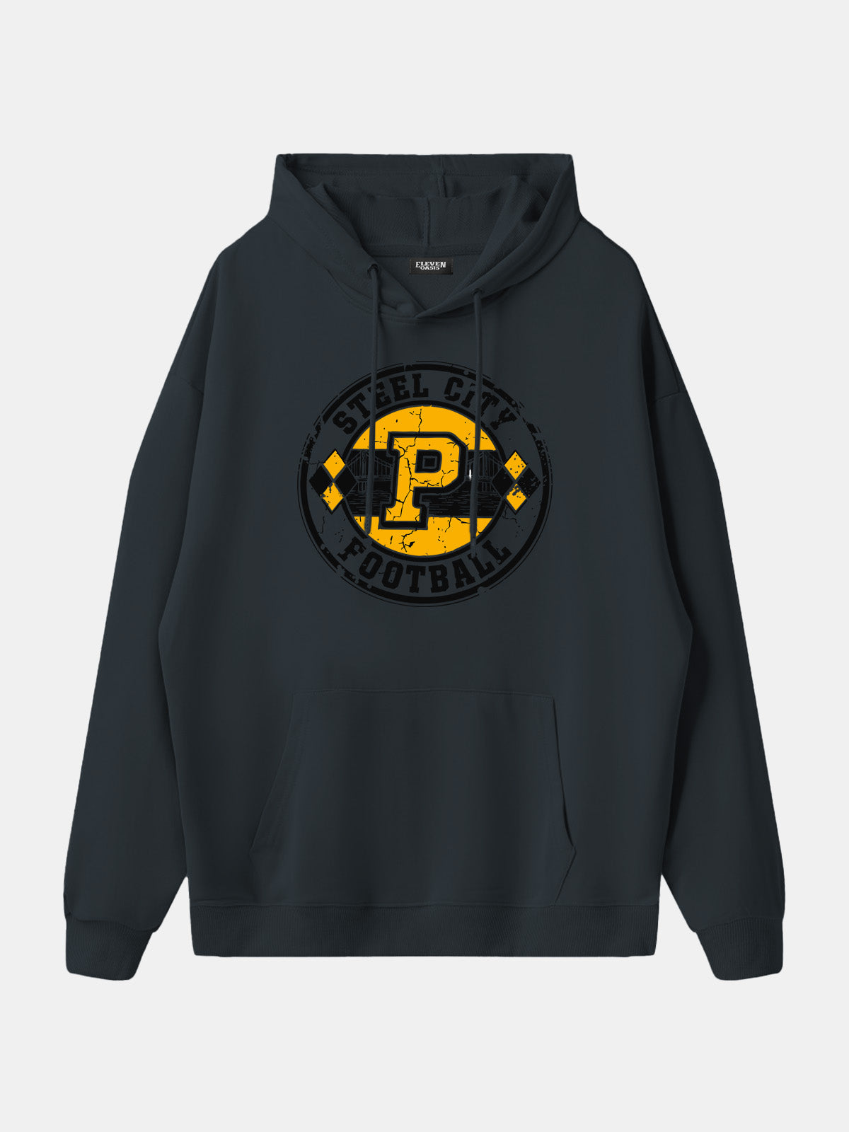 Steel City Football Graphic Hoodie Eleven Oasis