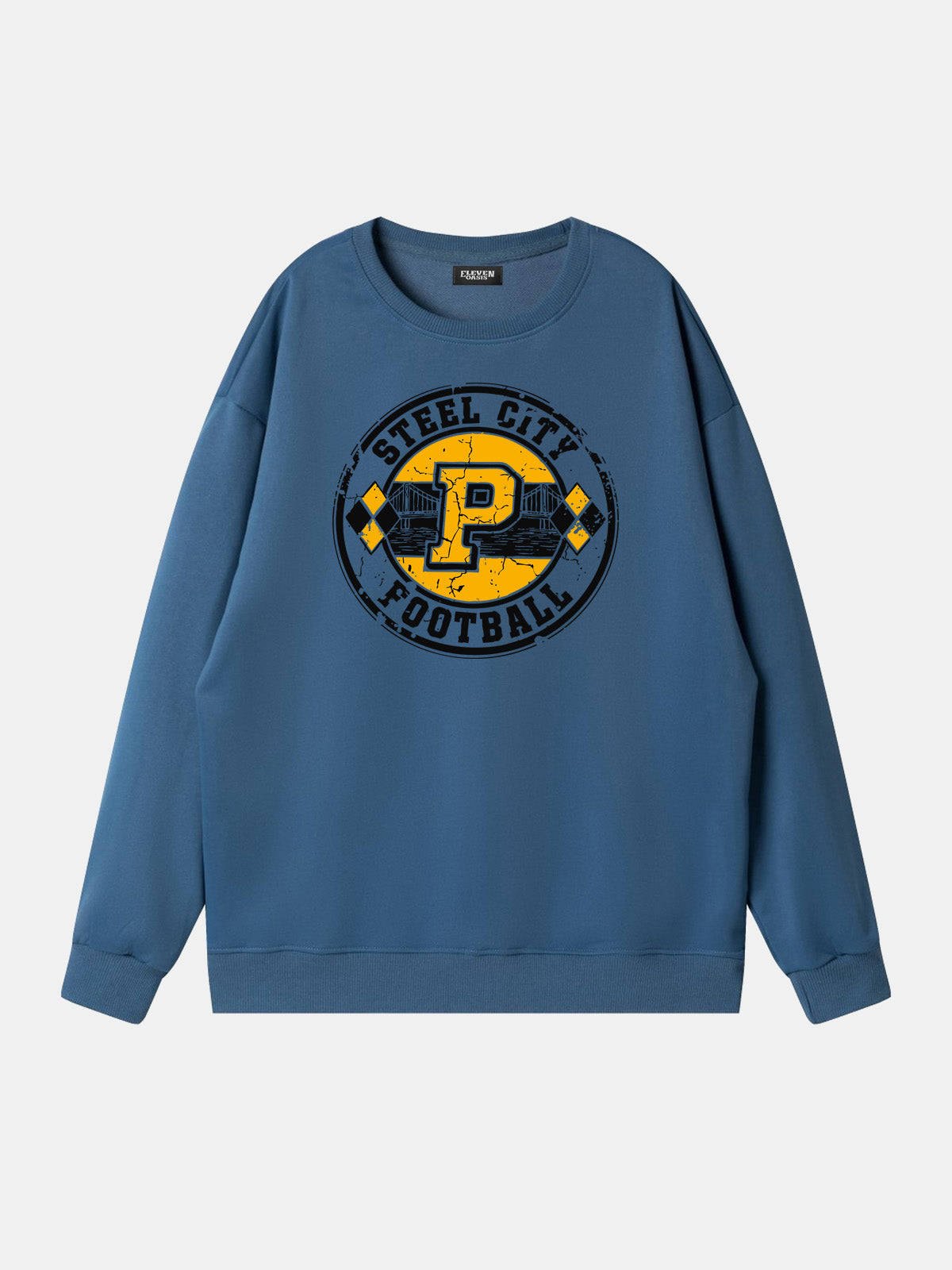 Steel City Football Graphic Sweatshirt Eleven Oasis