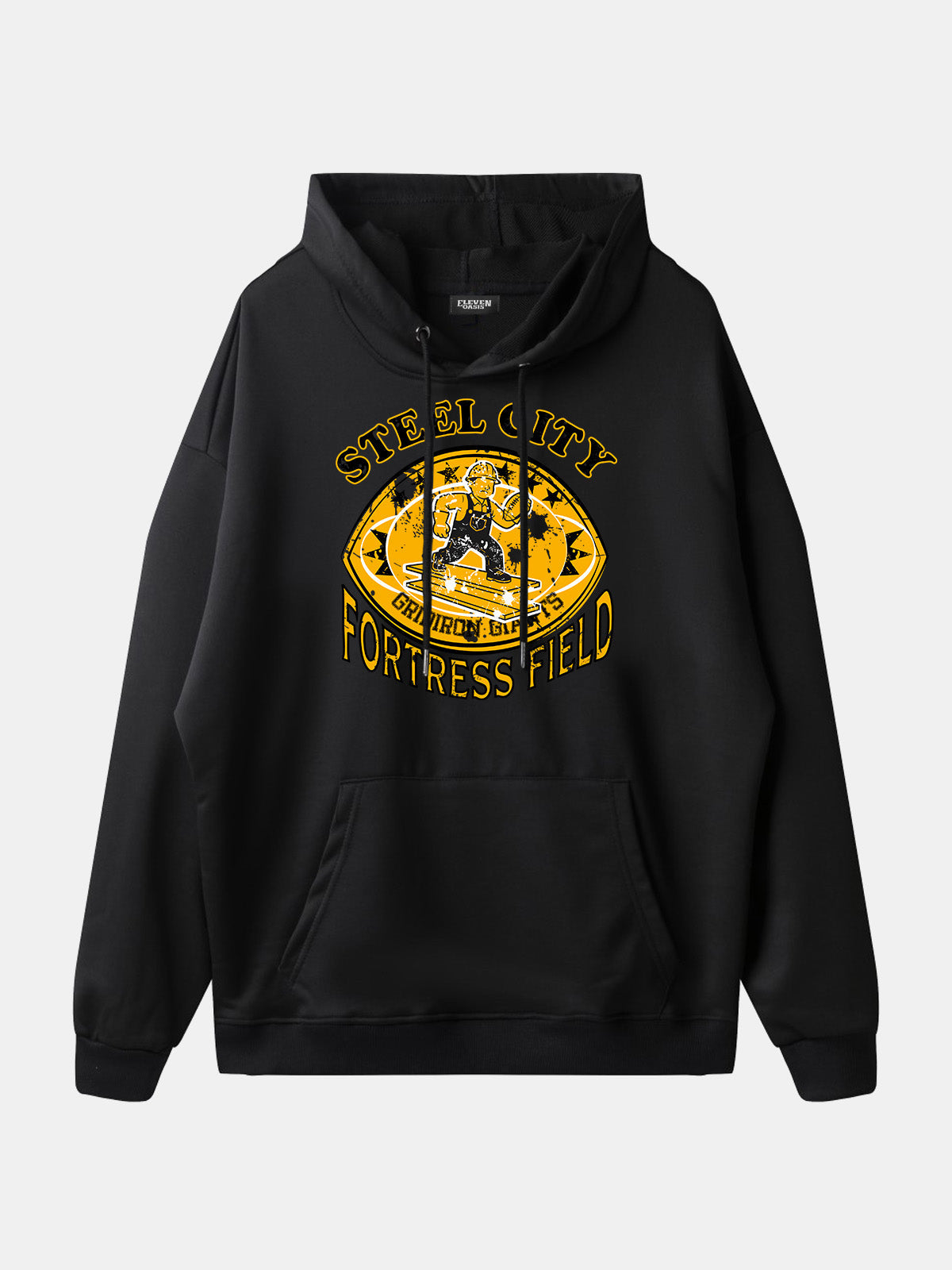 Steel City Fortress Field Football Hoodie Eleven Oasis