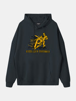 Steel City Football Player Graphic Hoodie Eleven Oasis