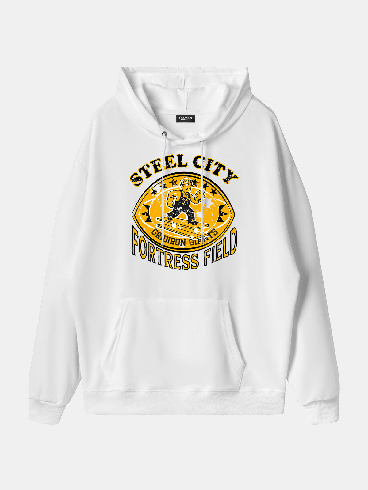 Steel City Fortress Field Football Hoodie Eleven Oasis