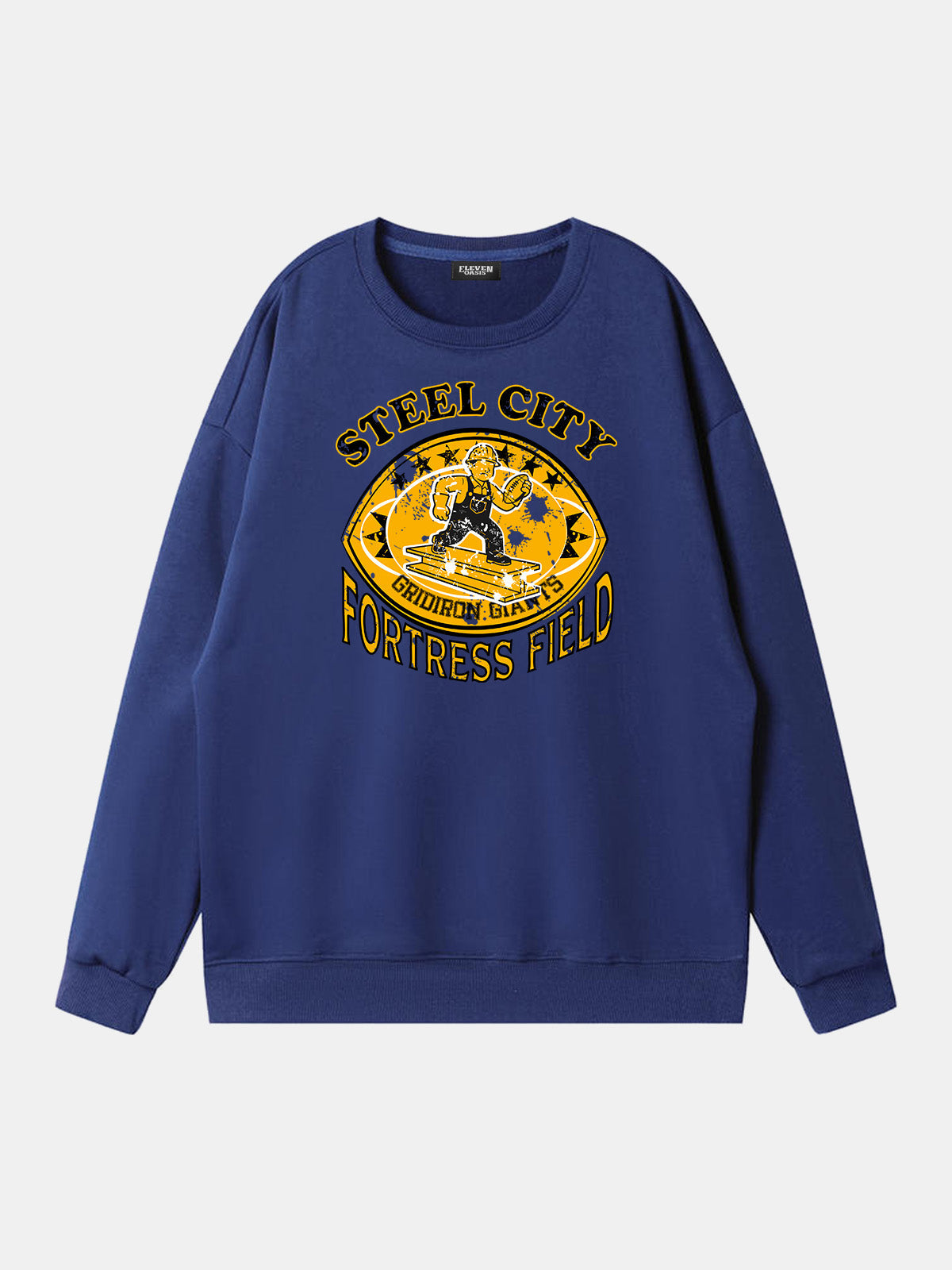 Steel City Fortress Field Football Sweatshirt Eleven Oasis