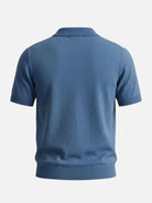 Men's Retro Color Block Knit Short Sleeve Polo Shirt ElevenOasis