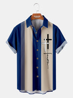 Men's Faith Cross Short Sleeve Shirt Eleven Oasis