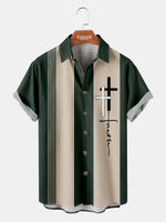 Men's Faith Cross Short Sleeve Shirt Eleven Oasis