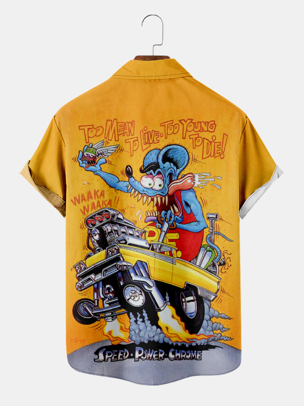 Men's Too Mean To Live Too Young To Die Short Sleeve Shirt ElevenOasis