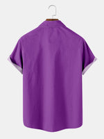 Tall Men's Automotive Stripe Short Sleeve Shirt ElevenOasis