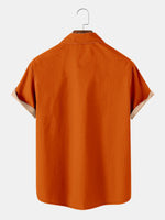 Tall Men's Automotive Stripe Short Sleeve Shirt ElevenOasis