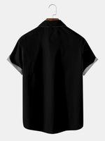 Men's Rat Fink Pinstripe Racing Panel Short Sleeve Shirt ElevenOasis