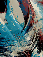 Men's Shark Attack Graphic Short Sleeve Shirt Eleven Oasis