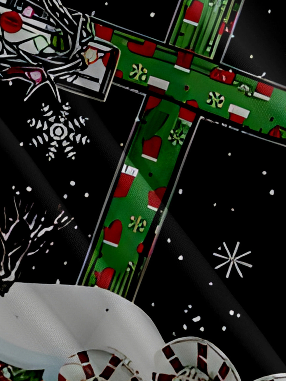 Men's Christmas Begins With Christ Holiday Short Sleeve Shirt Eleven Oasis