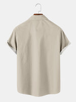 Tall Men's Tropical Tiki Totem Short Sleeve Shirt ElevenOasis
