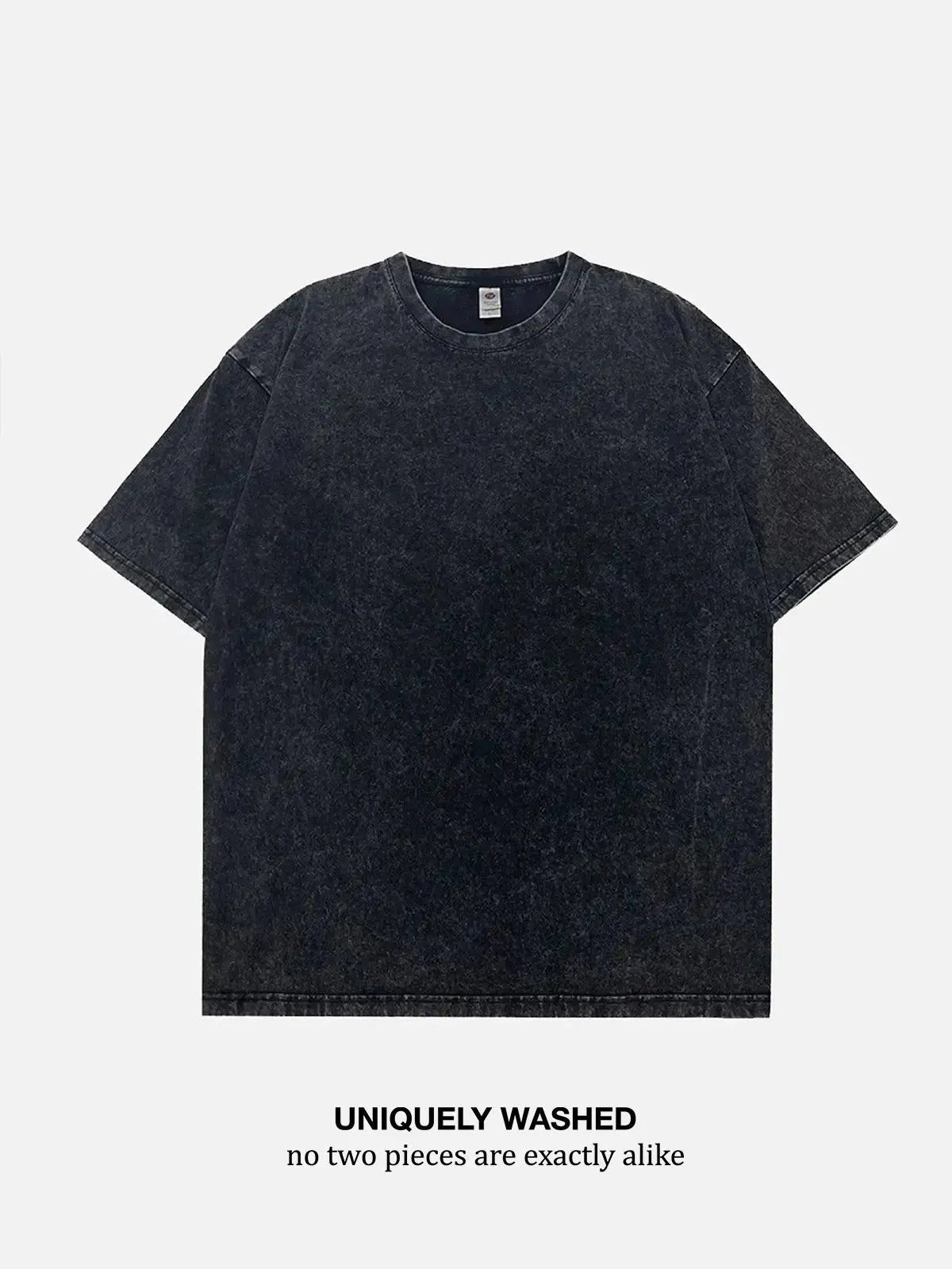 Acid Wash Cotton Basic T-Shirt - 6 Colors ElevenOasis