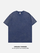 Acid Wash Cotton Basic T-Shirt - 6 Colors ElevenOasis