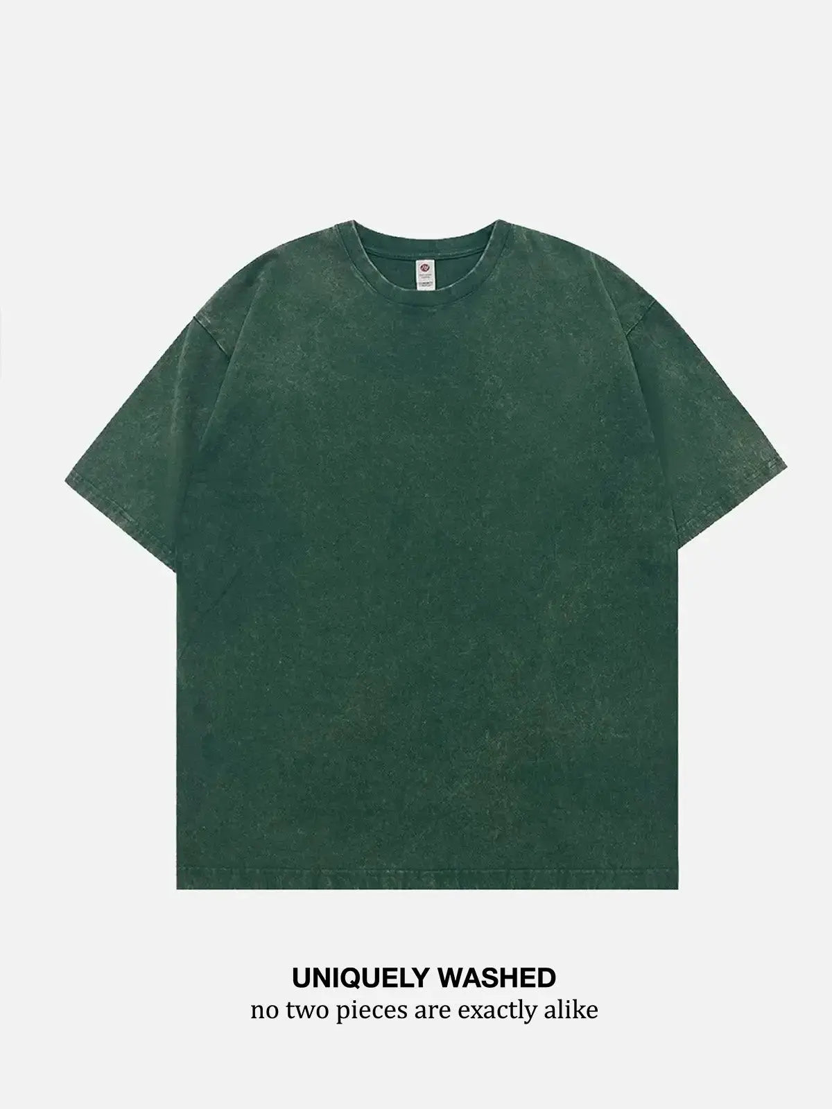 Acid Wash Cotton Basic T-Shirt - 6 Colors ElevenOasis