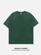 Acid Wash Cotton Basic T-Shirt - 6 Colors ElevenOasis