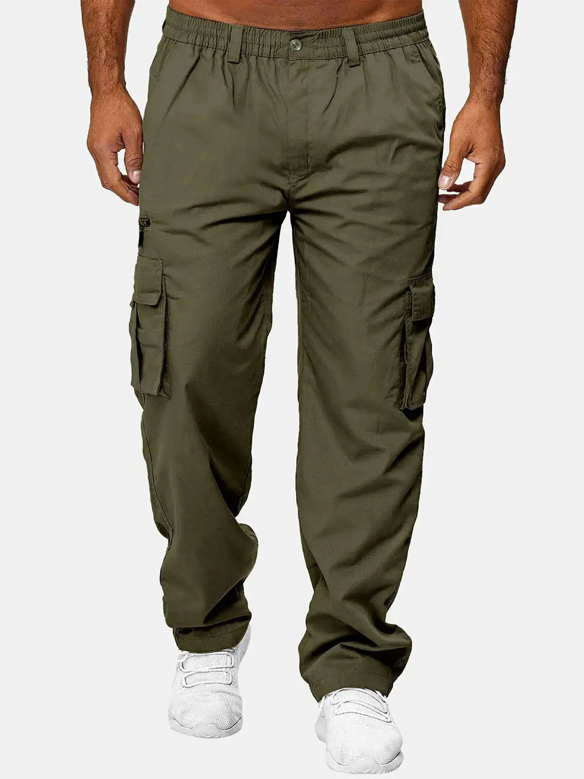 Men's Multi-Pocket Everyday Cargo Pants Big & Tall ElevenOasis