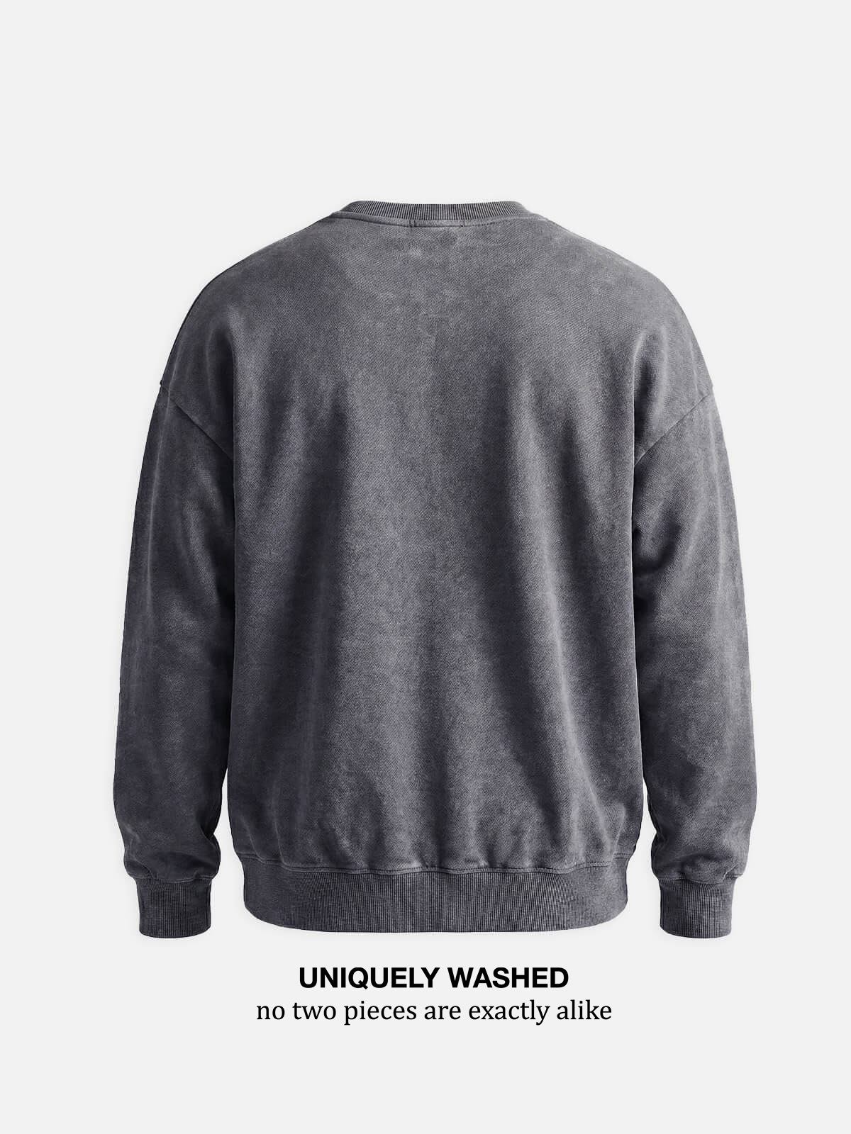 Men's Vintage Washed Cotton Sweatshirt ElevenOasis