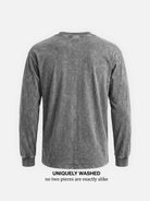 Men's Vintage Wash Long Sleeve T-shirt ElevenOasis