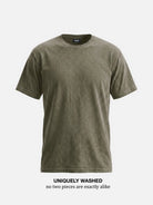 Men's Washed Cotton Short Sleeve T-Shirt ElevenOasis