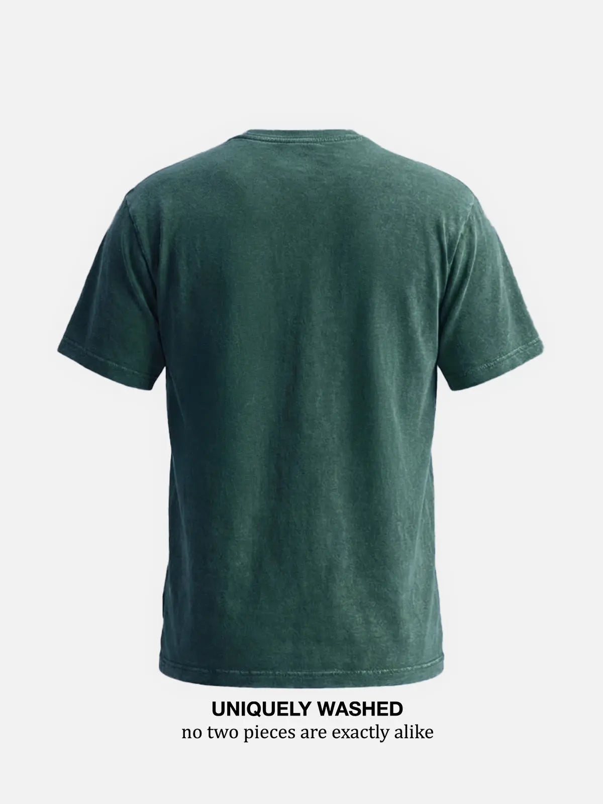 Men's Washed Cotton Short Sleeve T-Shirt ElevenOasis