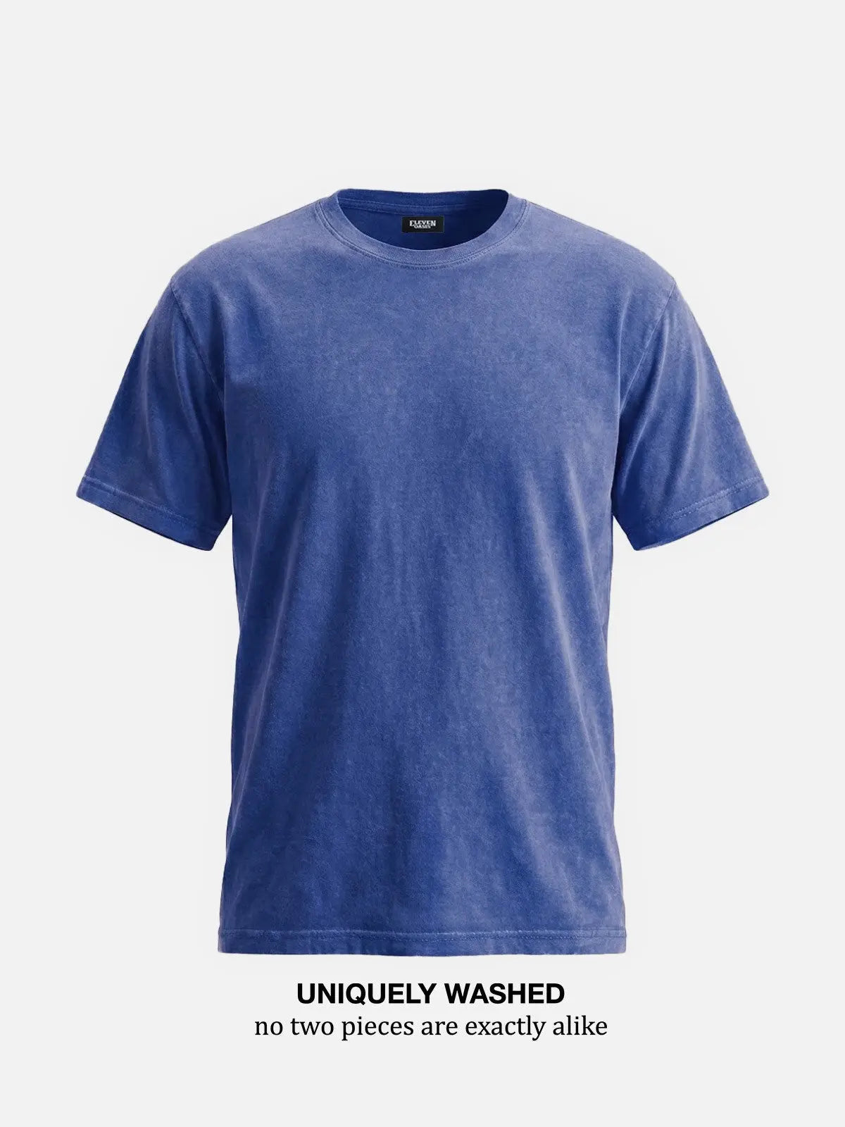 Men's Washed Cotton Short Sleeve T-Shirt ElevenOasis
