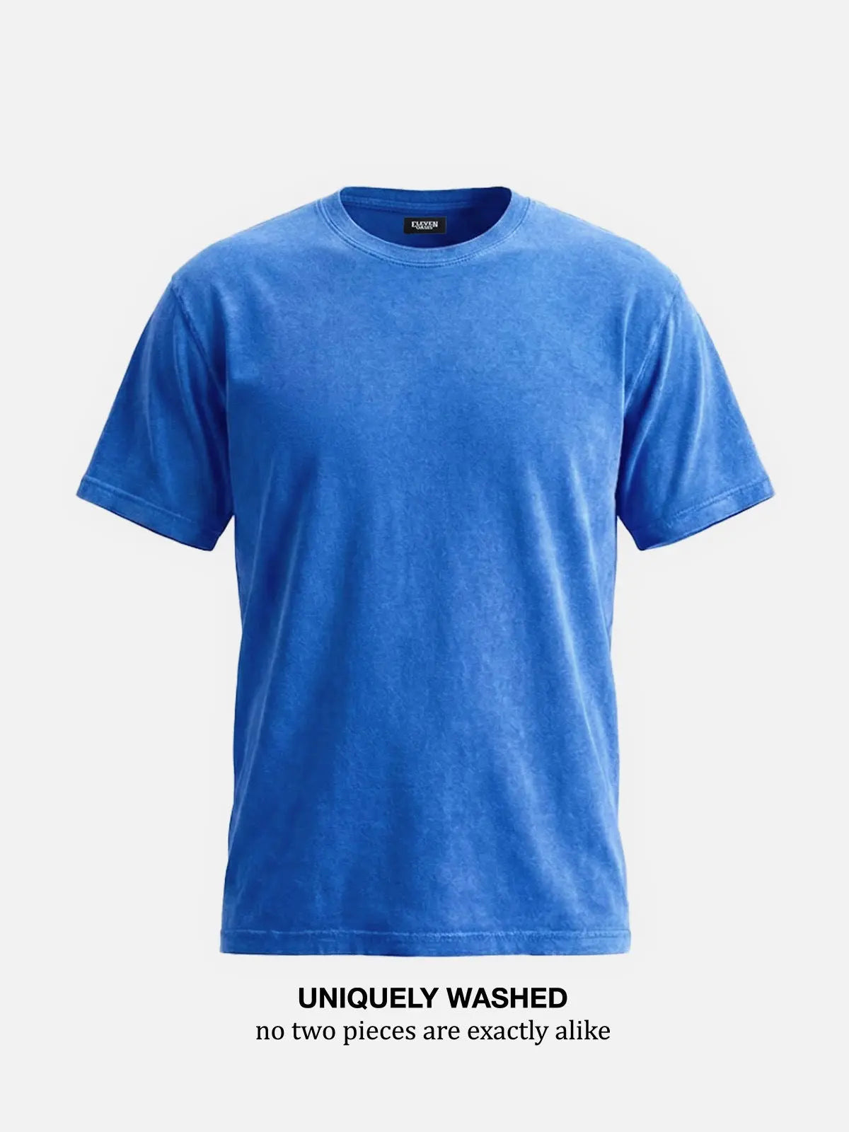 Men's Washed Cotton Short Sleeve T-Shirt ElevenOasis