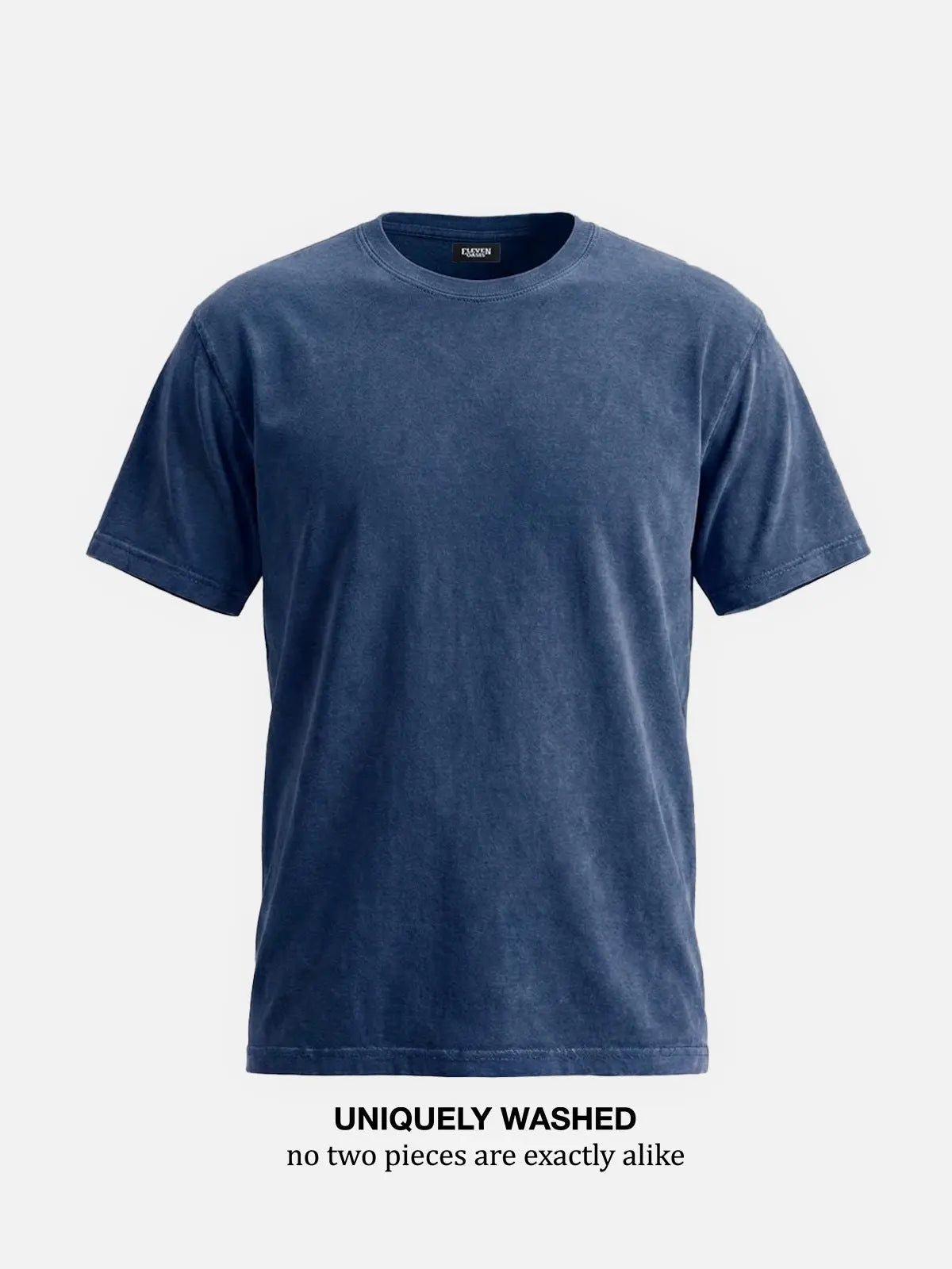 Men's Washed Cotton Short Sleeve T-Shirt ElevenOasis