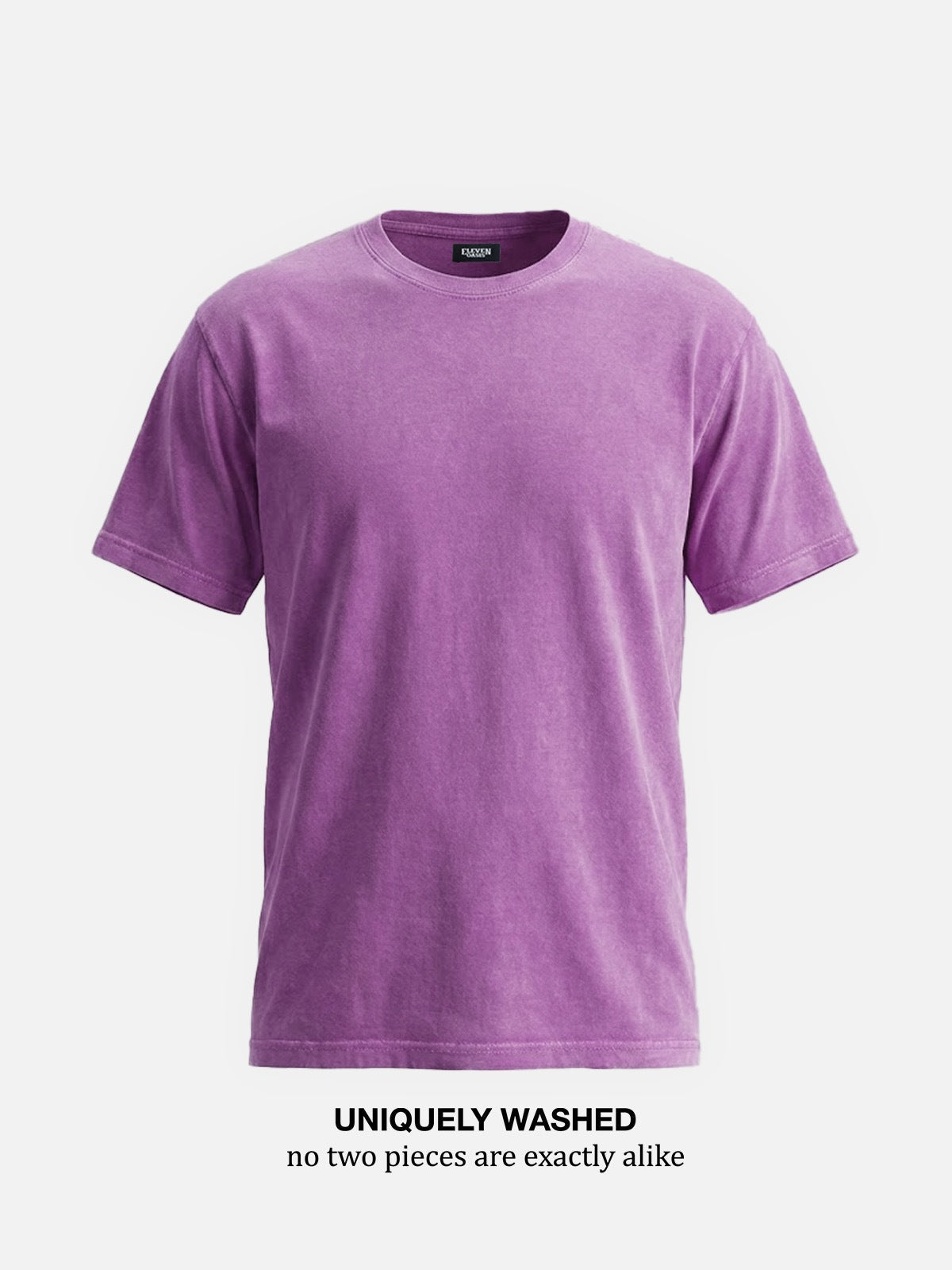 Men's Washed Cotton Short Sleeve T-Shirt ElevenOasis