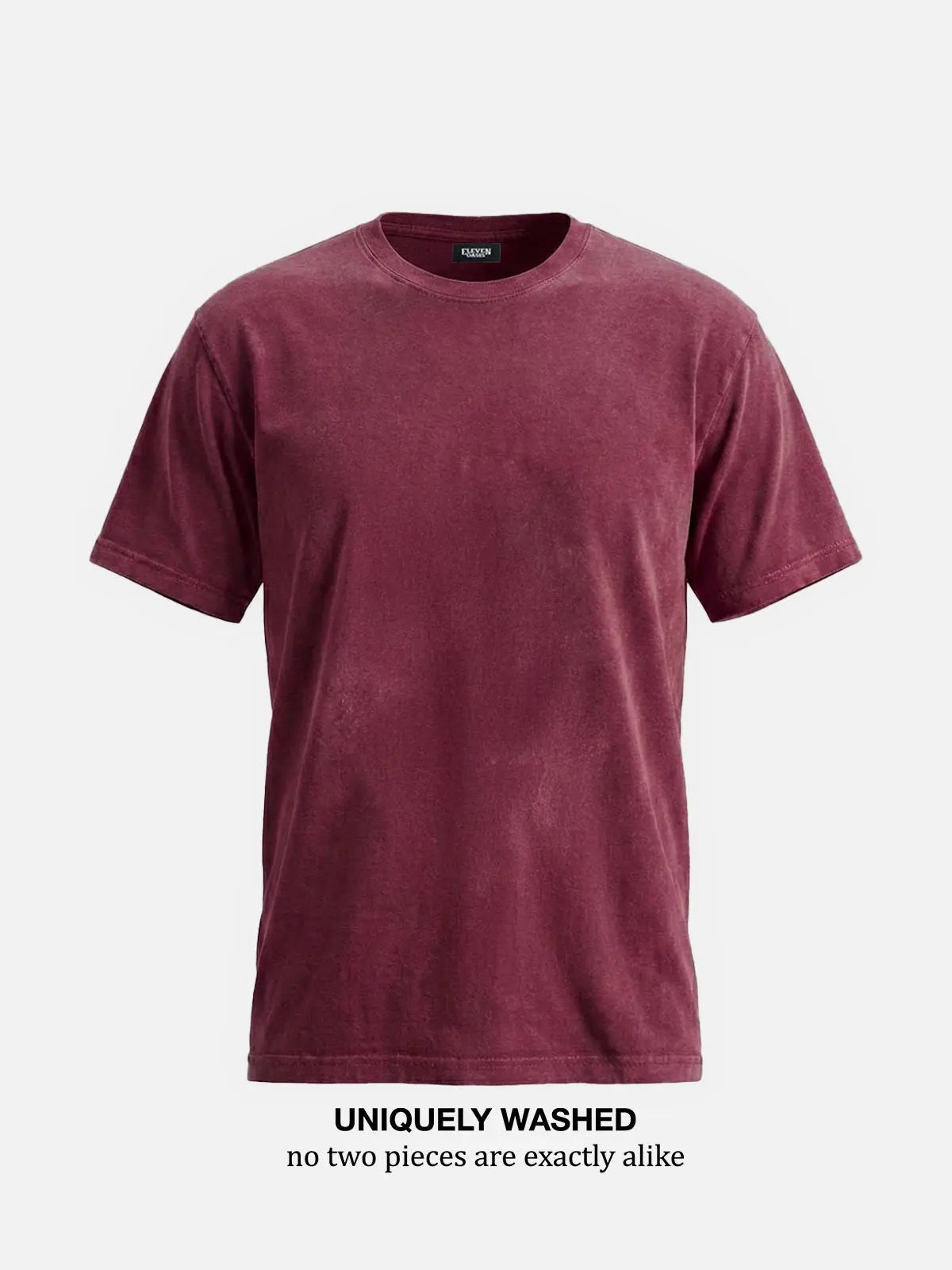 Men's Washed Cotton Short Sleeve T-Shirt ElevenOasis