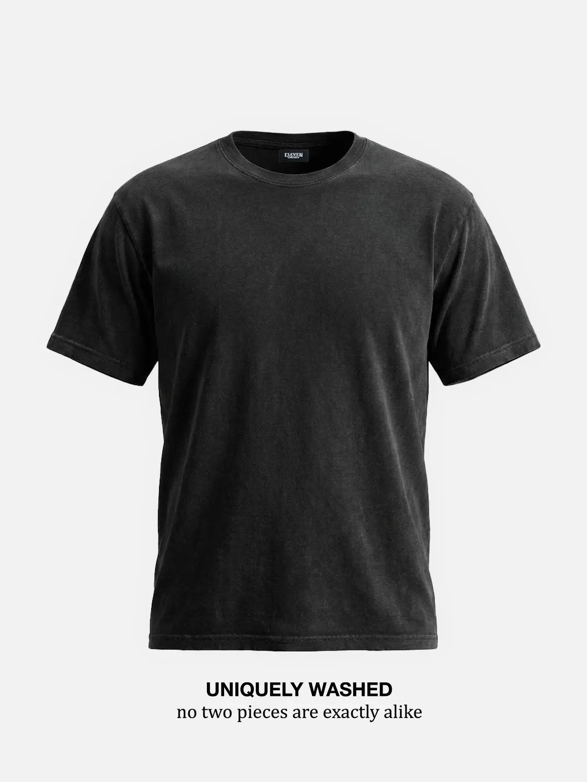 Men's Washed Cotton Short Sleeve T-Shirt ElevenOasis