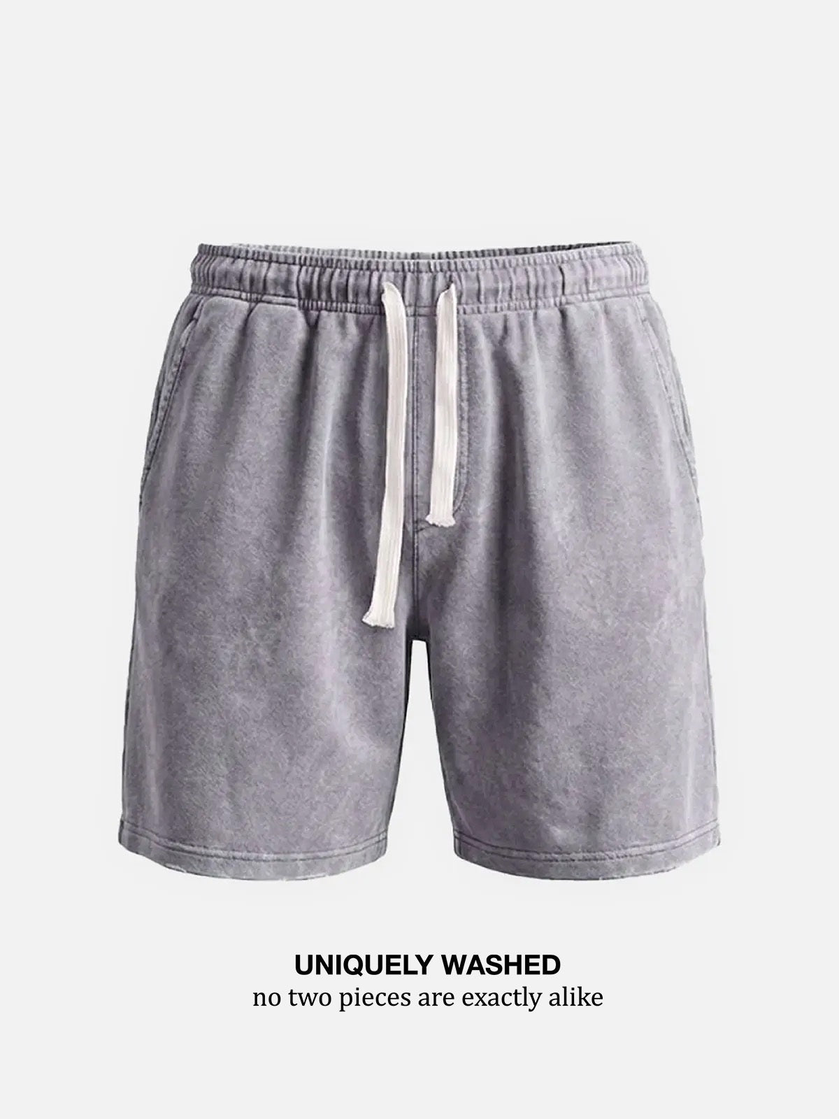 Men's Washed Cotton Drawstring Shorts ElevenOasis