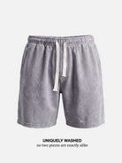 Men's Washed Cotton Drawstring Shorts ElevenOasis