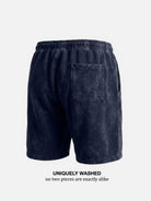Men's Washed Cotton Drawstring Shorts ElevenOasis