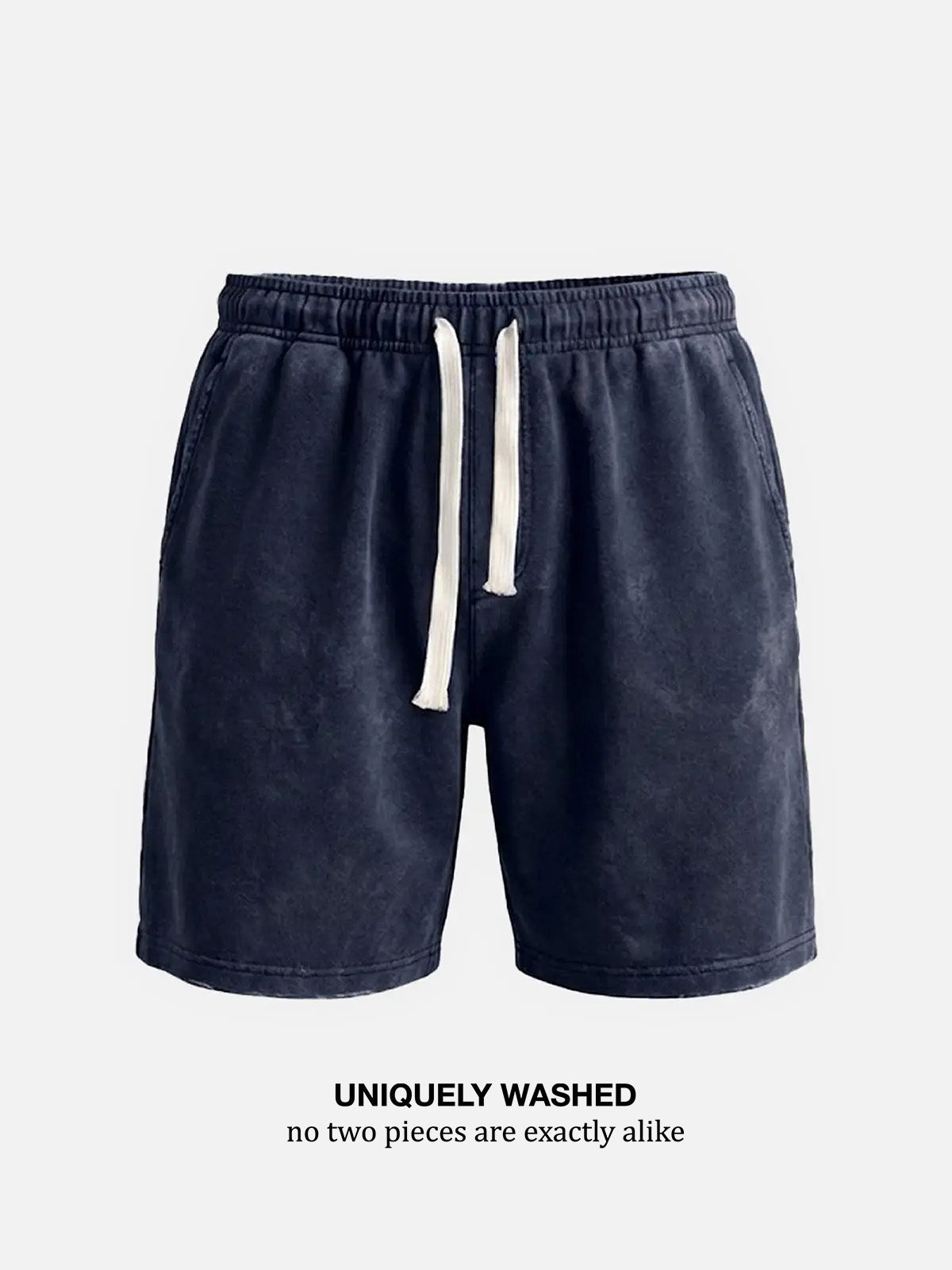 Men's Washed Cotton Drawstring Shorts ElevenOasis