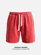 Men's Washed Cotton Drawstring Shorts ElevenOasis