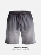 Men's Washed Gradient Drawstring Shorts Eleven Oasis