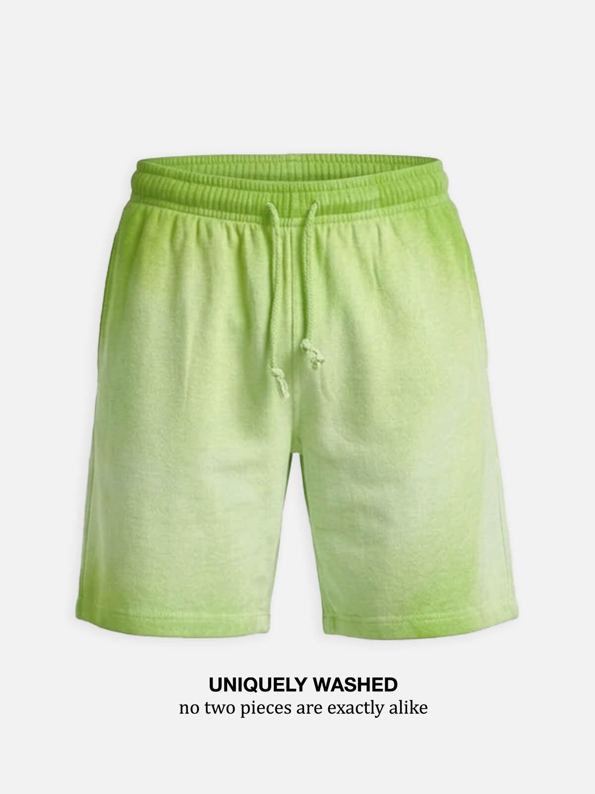 Men's Washed Gradient Drawstring Shorts Eleven Oasis