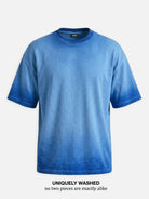 Men's Washed Gradient Crew Neck T-Shirt ElevenOasis