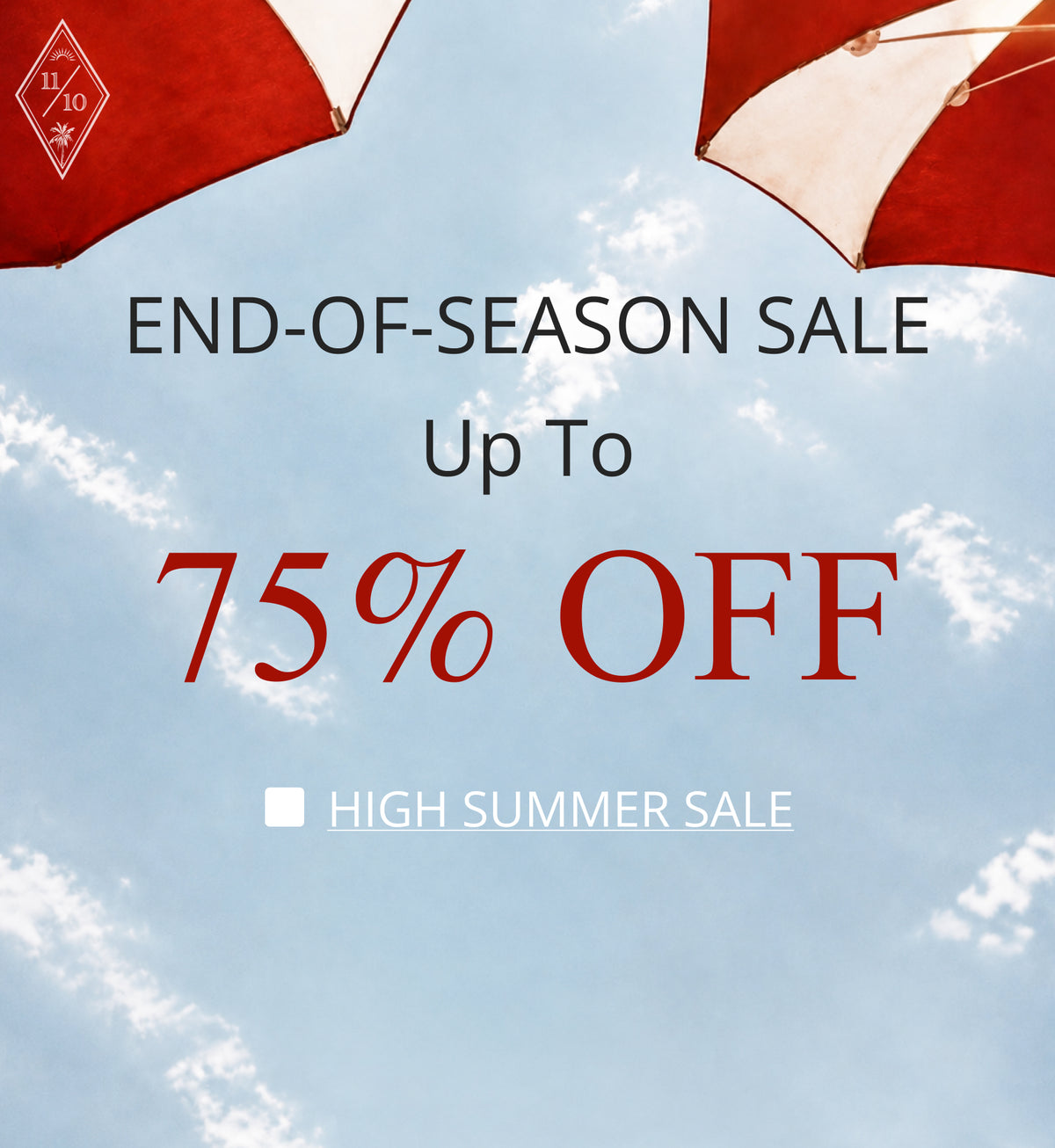 Eleven Oasis - sale campagin page