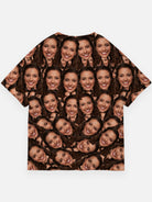 Custom Face Print Short Sleeve T-Shirt Eleven Oasis