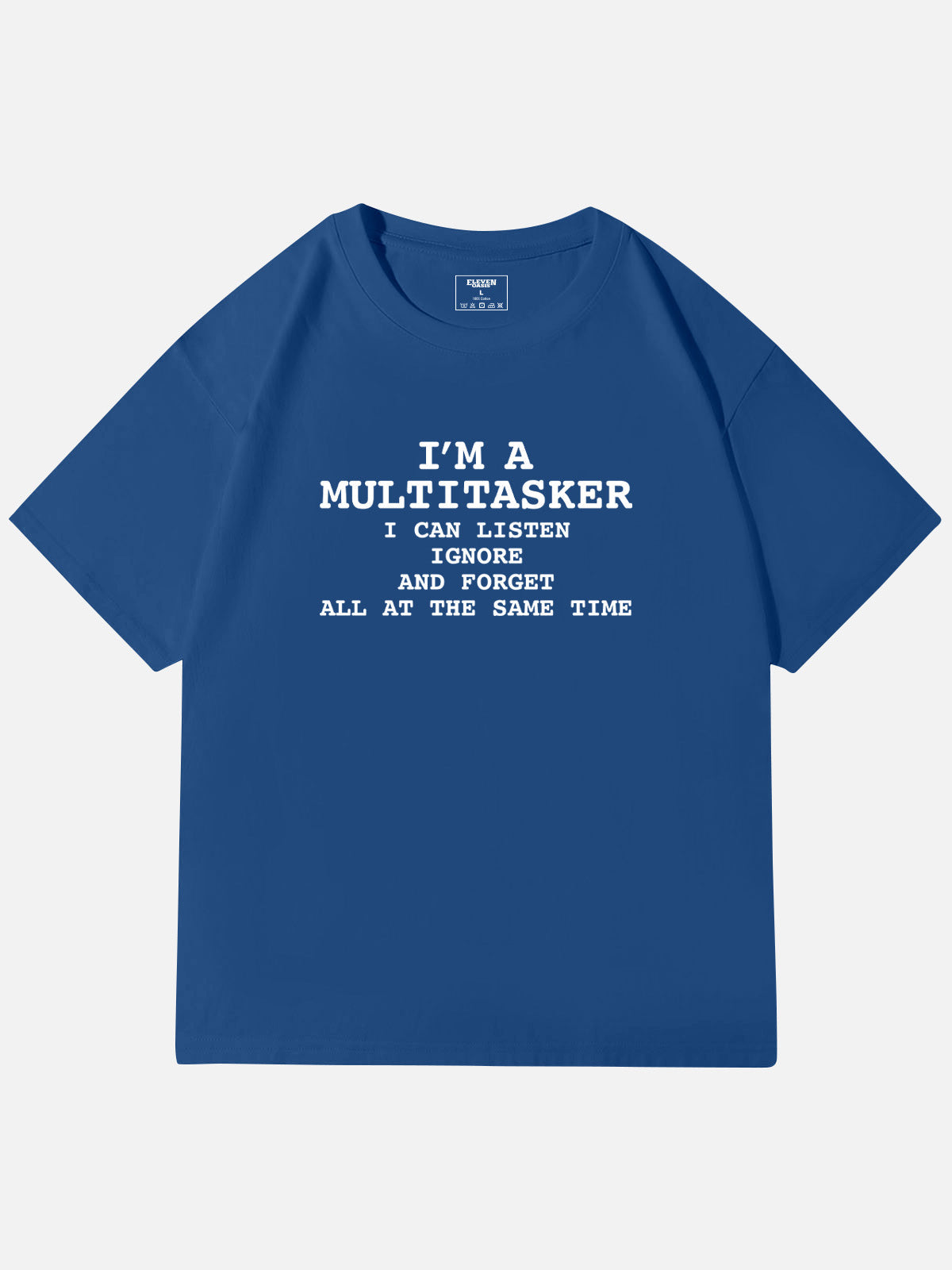 Multitasker Definition Cotton T-Shirt ElevenOasis
