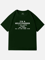 Multitasker Definition Cotton T-Shirt ElevenOasis