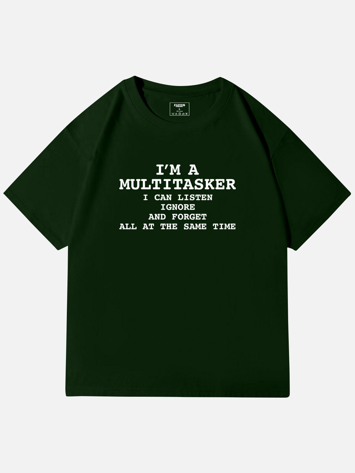 Multitasker Definition Cotton T-Shirt ElevenOasis