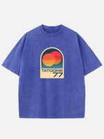 Star Wars Tatooine 77 Vintage Acid Wash Cotton T-Shirt Eleven Oasis