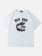 Hot Rod Torched Muscle Car Dice Cotton T-Shirt Eleven Oasis