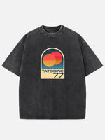 Star Wars Tatooine 77 Vintage Acid Wash Cotton T-Shirt Eleven Oasis