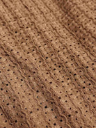 Men's Textured Knit Slim Fit Short Sleeve Shirt Eleven Oasis