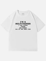 Multitasker Definition Cotton T-Shirt ElevenOasis